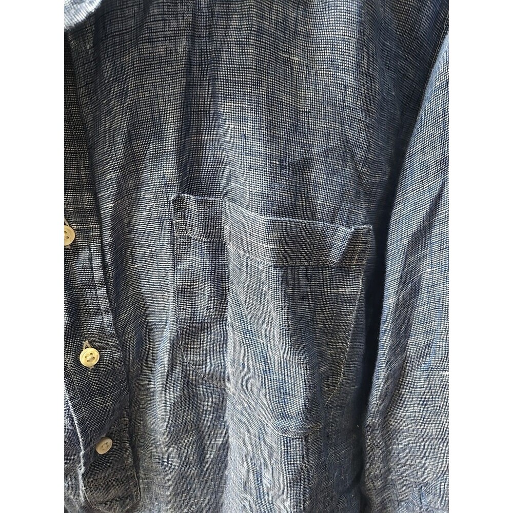 Sid Mashburn Indigo Casual Button-Down Shirt - Picture 3 of 9